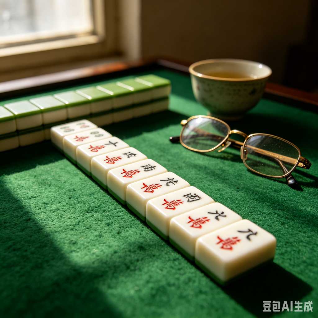transparent acrylic mahjong set